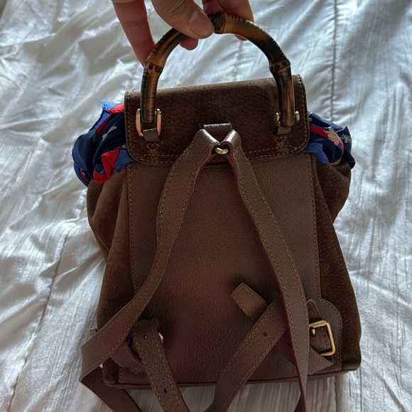 Gucci backpack  brown leather small version - Picture 4 of 10